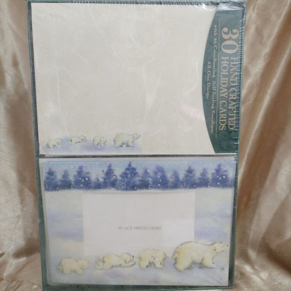 30 Hand Crafted Christmas Holiday Cards elegant New Brand Paper Magic Nos